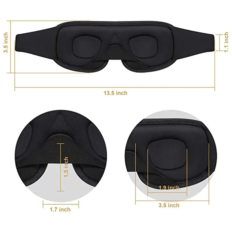 CozyVentures Deep Sleep Max Travel Shades